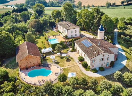 Bed and Breakfast Domaine d'En Naudet Teyssode Exterior foto